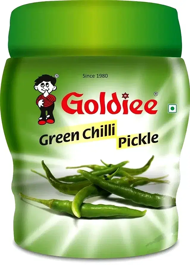 Goldiee Green Chilli Pickle 300 g
