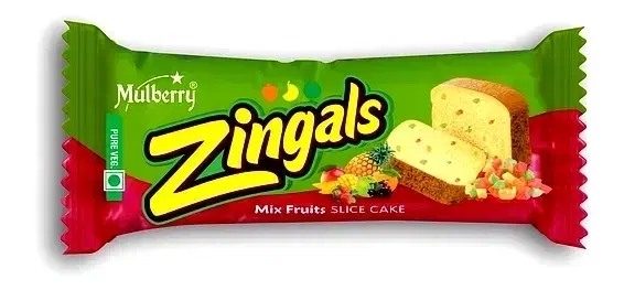 Mulberry Zingals Mixfruit Veg Cake 55g