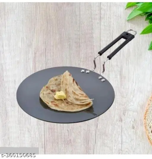 Cast Iron Tawa, Black