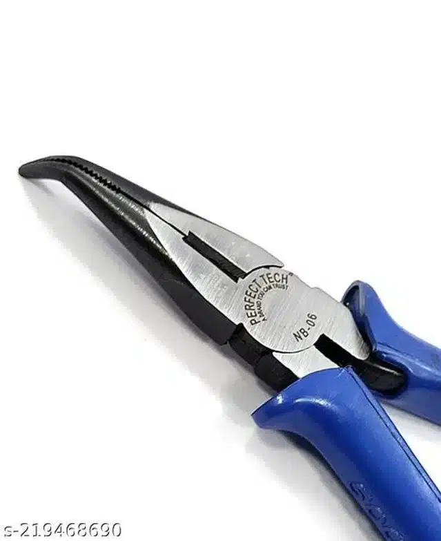 Bend Nose Plier, Blue, 6 inches