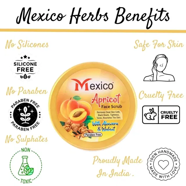Maxico Herbs Apricot Scrub (100 g)