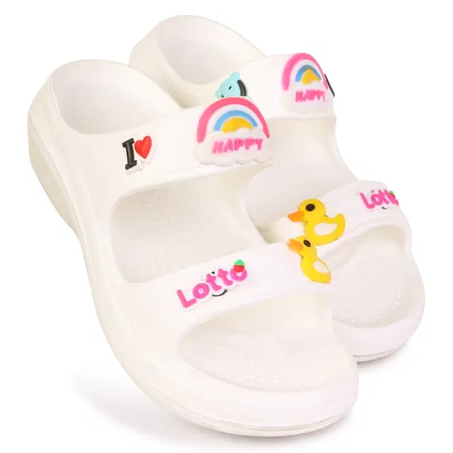 Sliders for Women (White, 7)