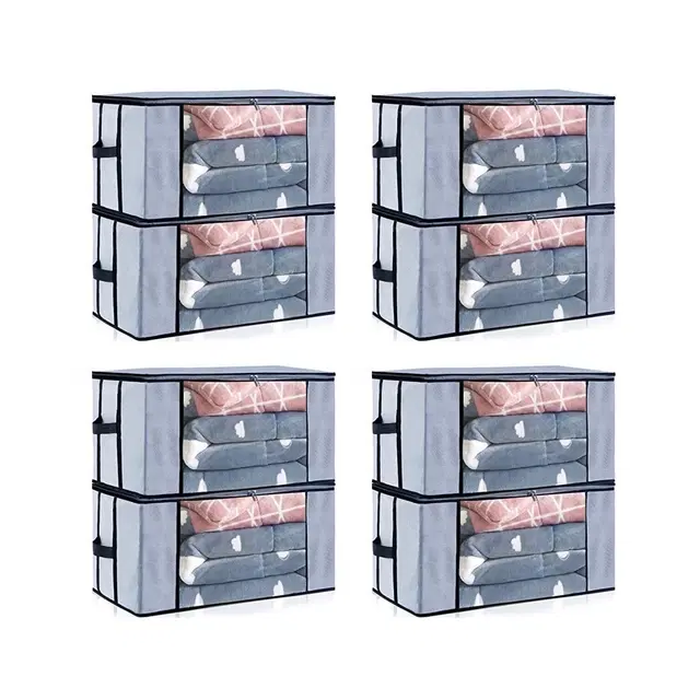 Non-woven Blanket Cover , Grey ,(Pack Of 8)