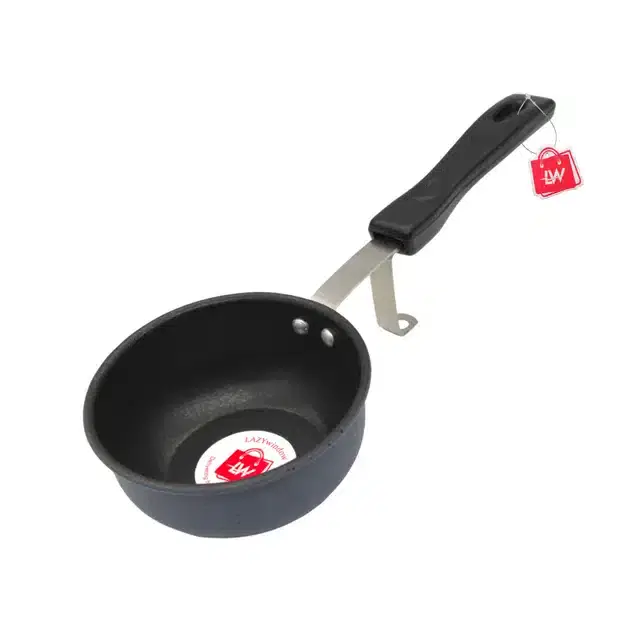 Non Stick Tadka Pan, Black, 250 ml