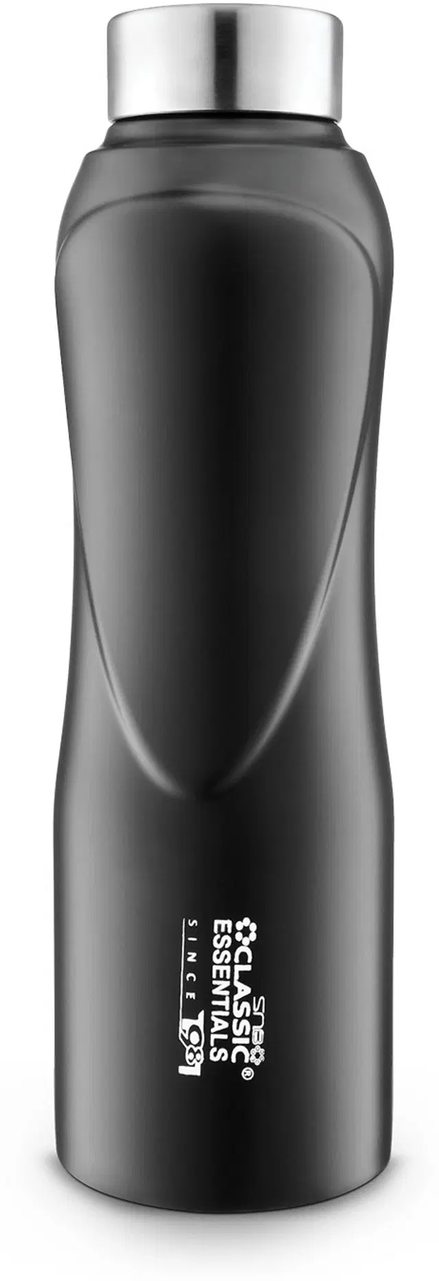 Stainless Steel Water Bottles, Black, 1000 ml
