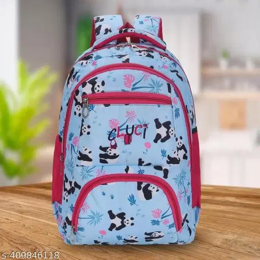 Canvas Backpack Bag, Blue