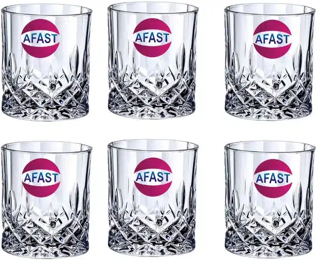 Fancy Water & Wine Glass, 200 ml, Pack of 6