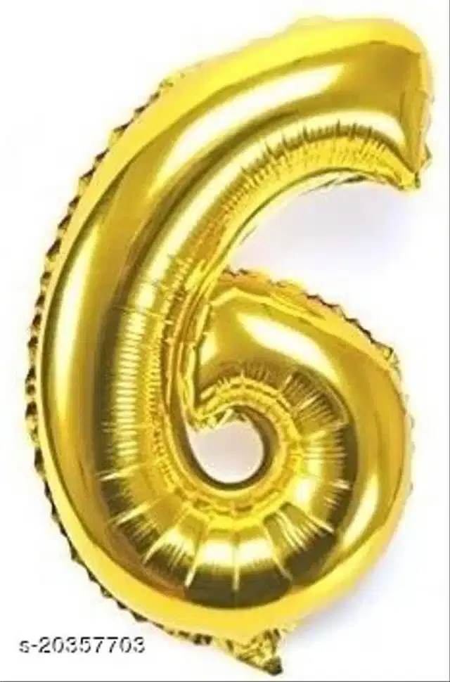 Number Foil Balloon, Assorted, Pack of 1