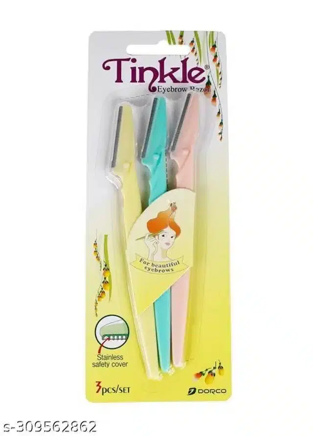 Plastic Facial Hair Remover, Multicolor, Pack of 3