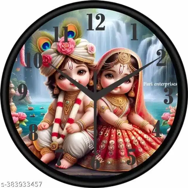 Analog Wall Clock for Home, Multicolor