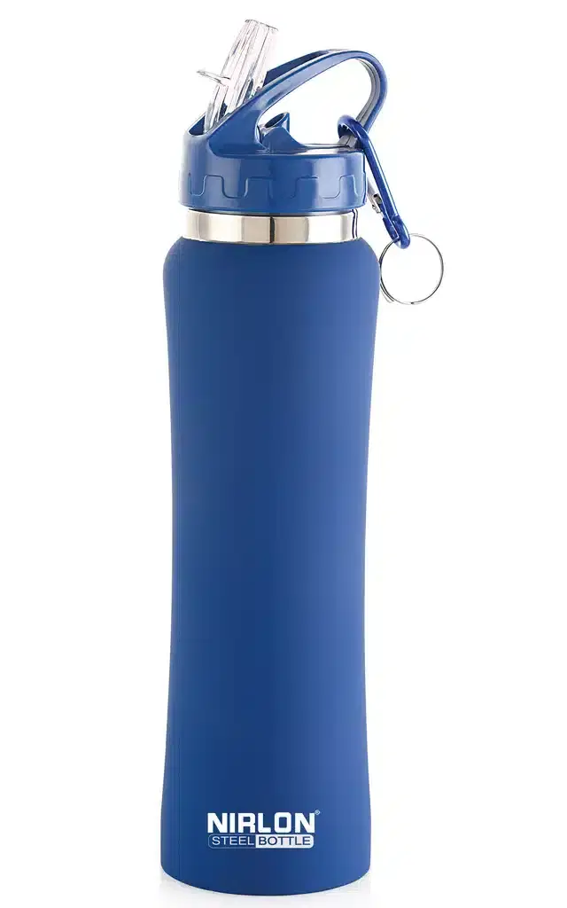 Stainless Steel Sipper Water Bottle, Blue, 750 ml
