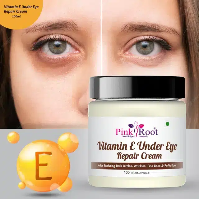 Pink Root Vitamin E Under Eye Repair Cream, 100 g, M-10