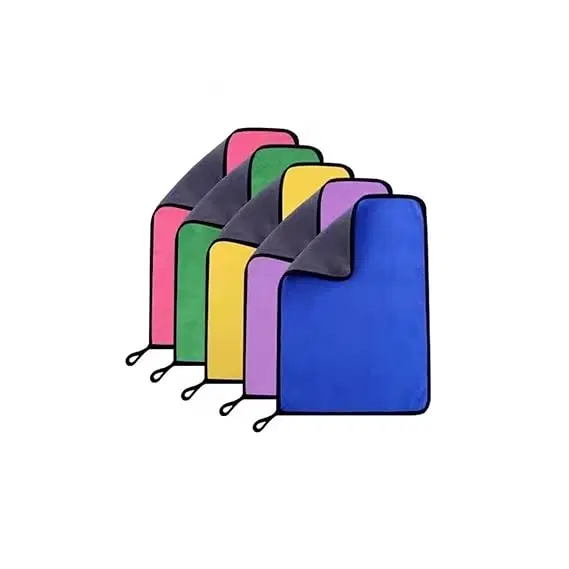 Microfiber Cloths for Vehicles Cleaning, Multicolour, Pack of 5