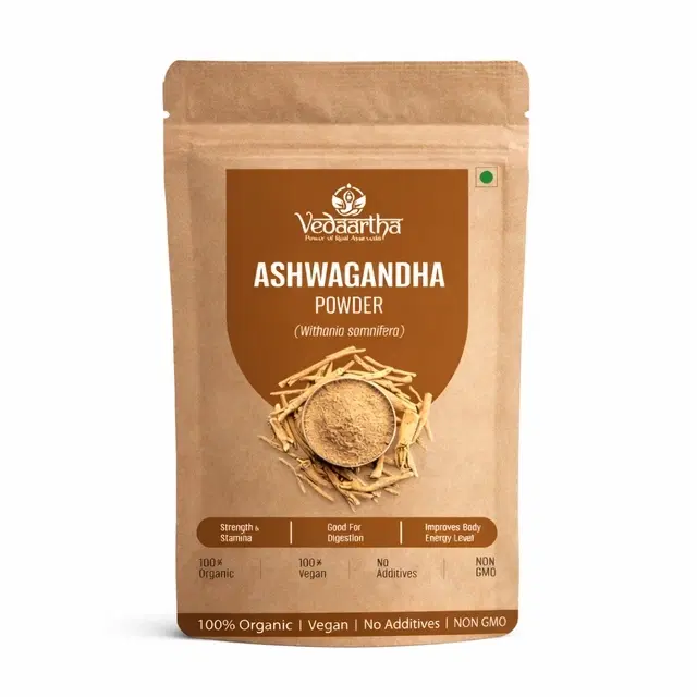 Vedaartha Ashwagandha Root Powder, 100 g
