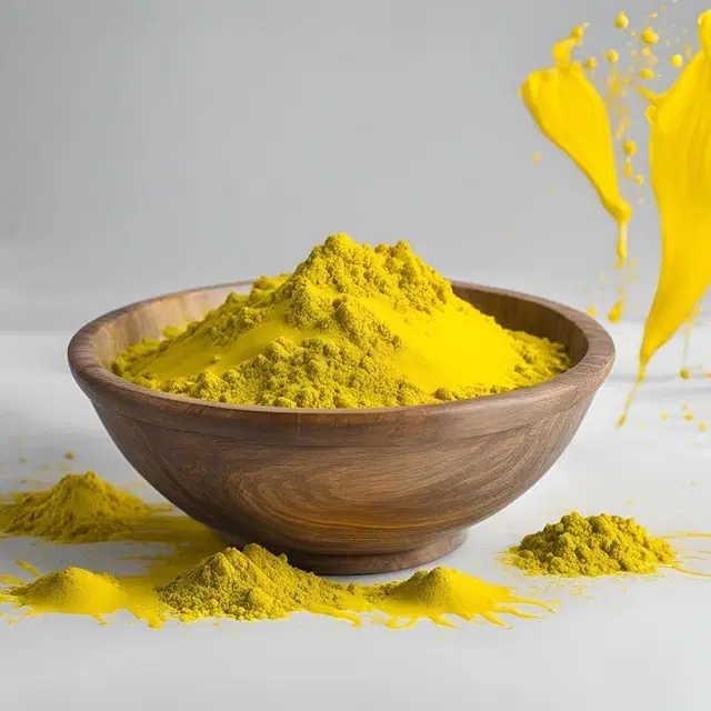 MANGALBHAVAN HERBAL YELLOW GULAL, 100gm, Pack of 1