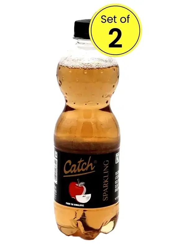 Catch Sparkling Apple Juice 2X600 ml (Pack of 2)
