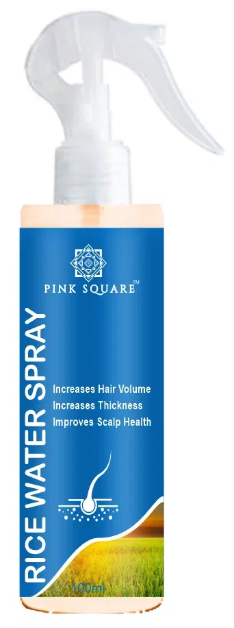 Pink Square Fermented Rice Water Hair Spray, 100 ml