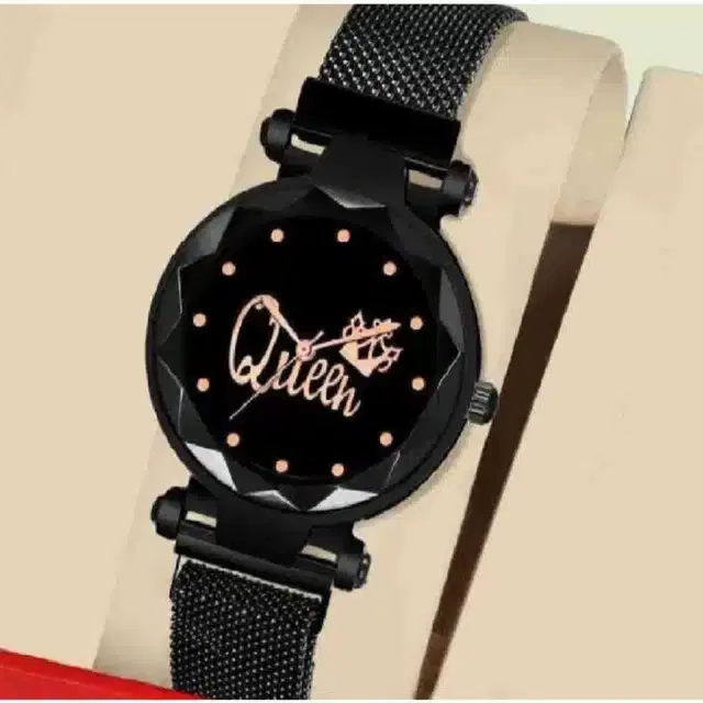 Women's Analog Watches, Pack of 1 (Black)