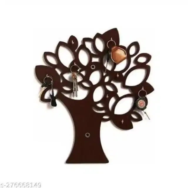 Wooden Key Holder, Brown