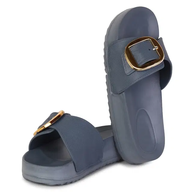 Sliders for Women (Grey, 5)