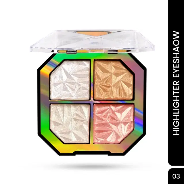 Seven Seas Moon Face Highlighter & Eyeshadow Palette, Multicolors (12 g)