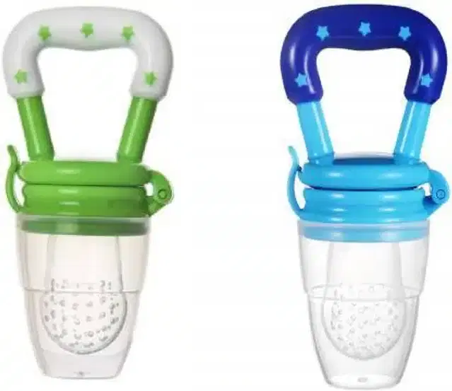 Silicone Fruit Feeders for Kids, Multicolor, Pack of 2