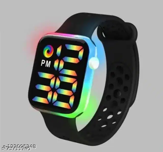 Digital Watch for Men & Women (Multicolor)