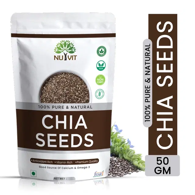 Nutvit Chia Seeds, 50 g