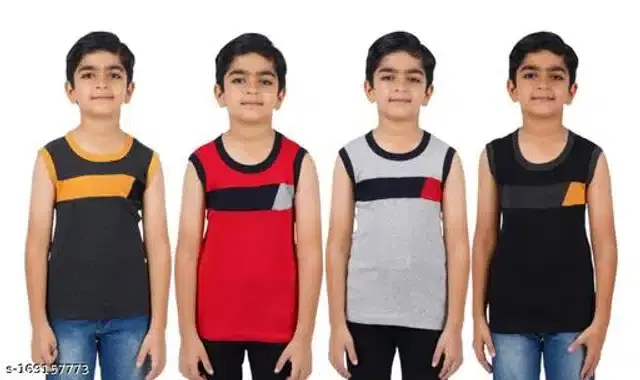 Innerwear for Boys, Pack of 4 (Multicolor, 3-4 Years)