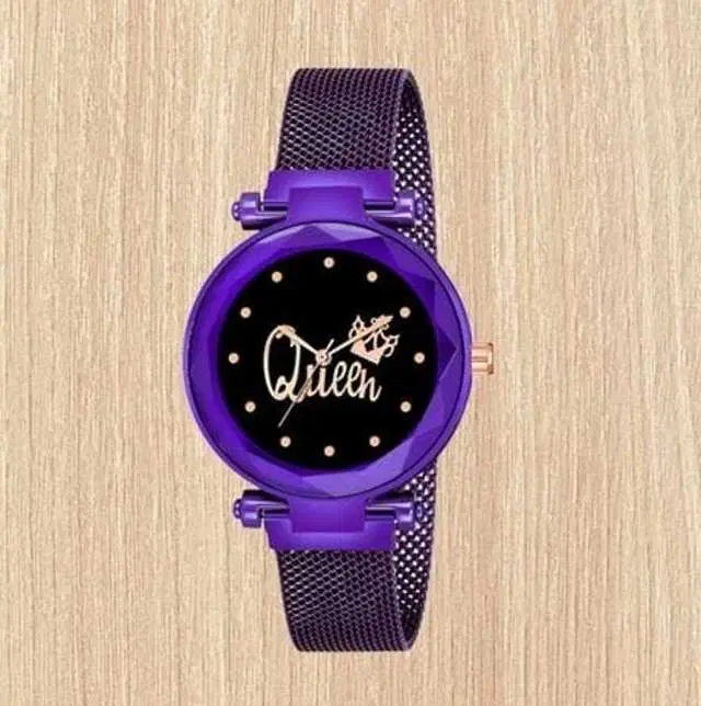 Analog Watch For Womens (Purple) (WS-106)
