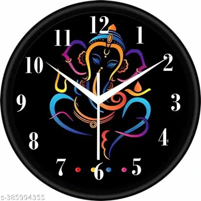 Analog Wall Clock for Home, Multicolor