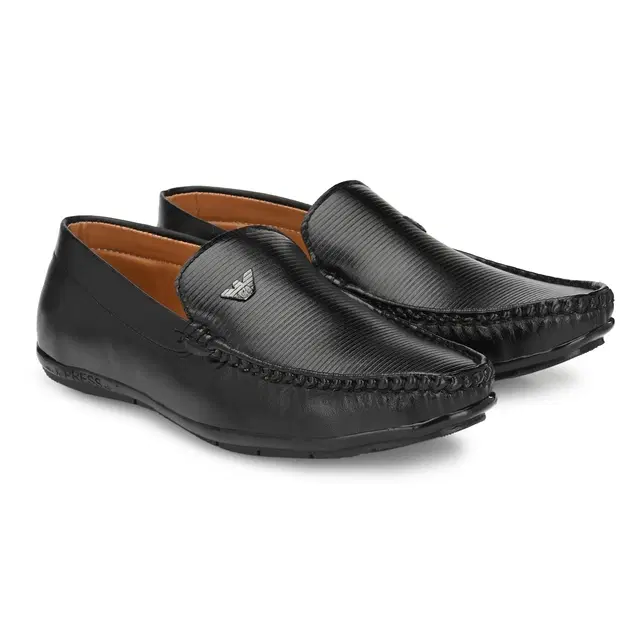 Loafers for Men (Black, 6)