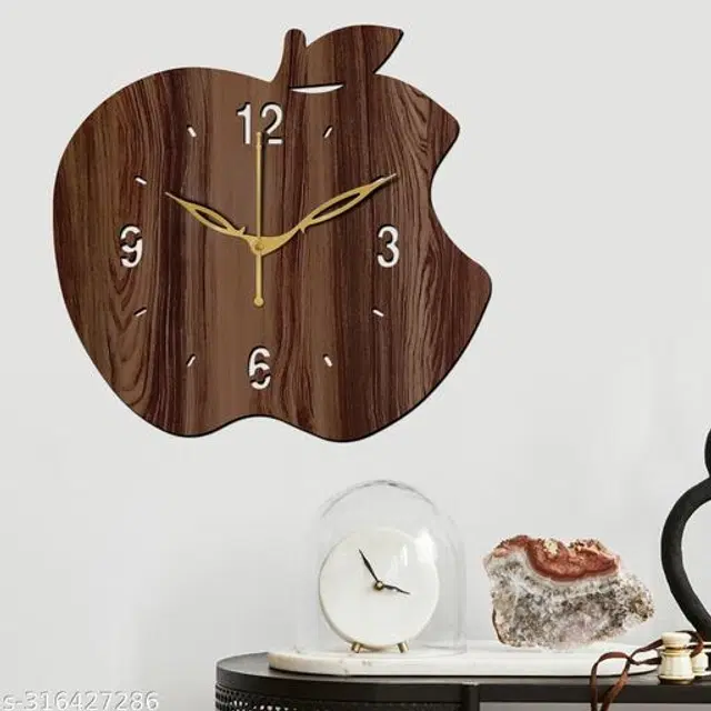 Wooden Wall Clock, Brown