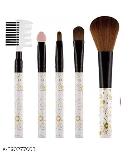 Makeup Brushes Set, Multicolor, Set of 1