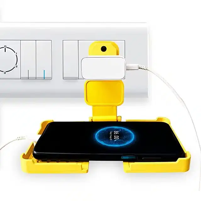 Plastic Wall Mounted Charging Mobile Holder, Assorted