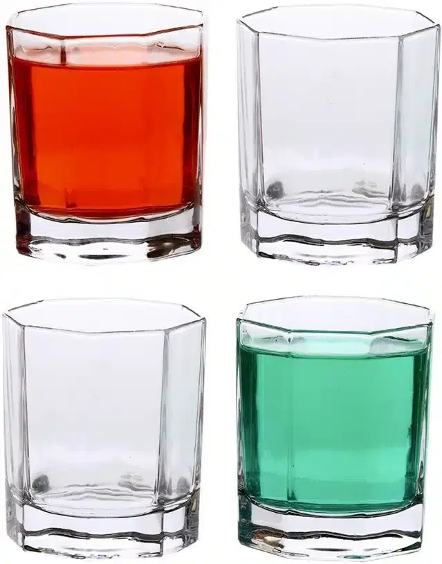 Fancy Water & Wine Glass, 150 ml, Pack of 4