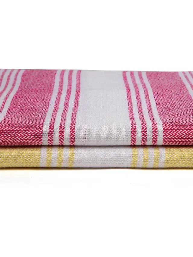Cotton High Absorbent Bath Towels, Multicolor, Pack of 2