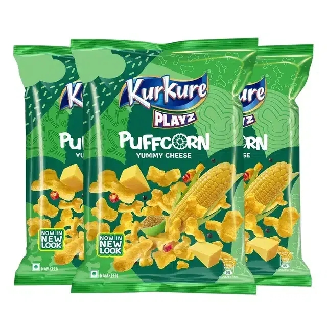 Kurkure Playz Puffcorn 156 g (pack of 3)