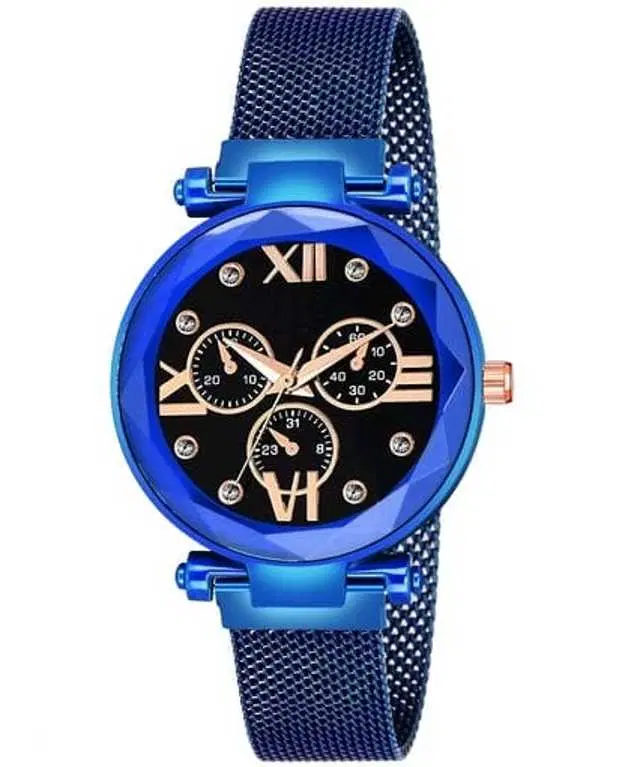 Analog Watch For Womens (Blue) (WS-150)