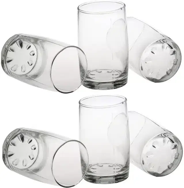 Liquor cum Cocktail Glasses, Transparent, 270 ml, Pack of 6