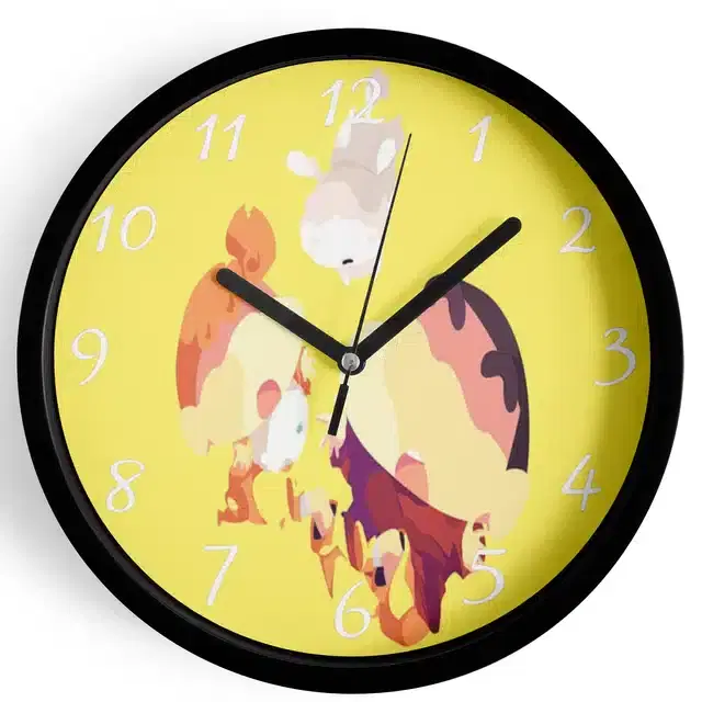 Shinchan Analog Wall Clock, Multicolor, 7 Inches