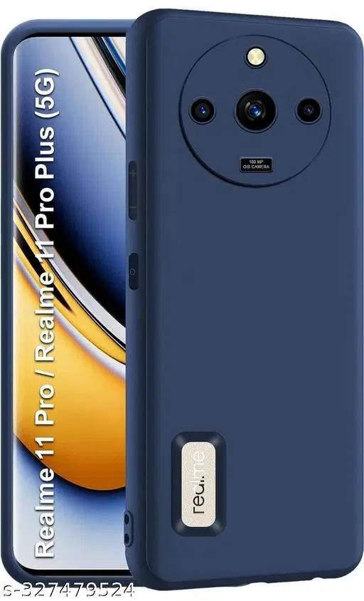 Silicone Mobile Cover for Real-me 11 pro plus / Real-me 11 pro 5g, Multicolor