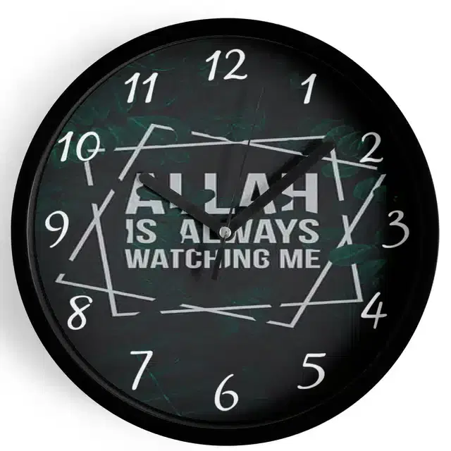 Analog Wall Clock, Multicolor, 7 inches