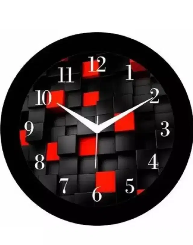 Analog Wall Clock, Multicolor