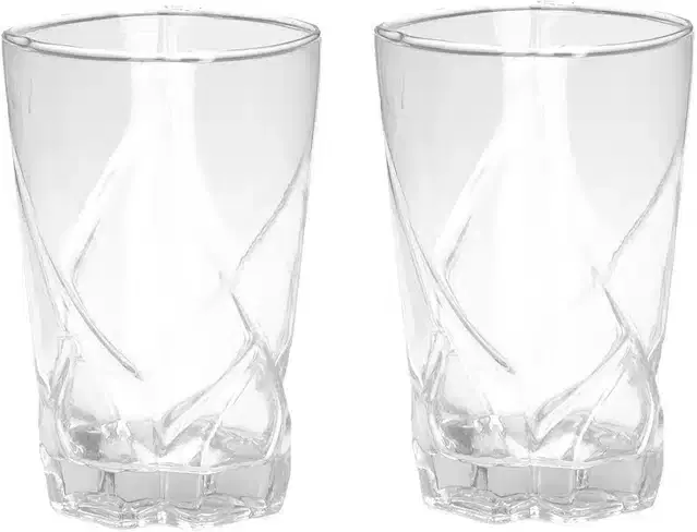 Liquor cum Cocktail Glasses, Transparent, 280 ml, Pack of 2