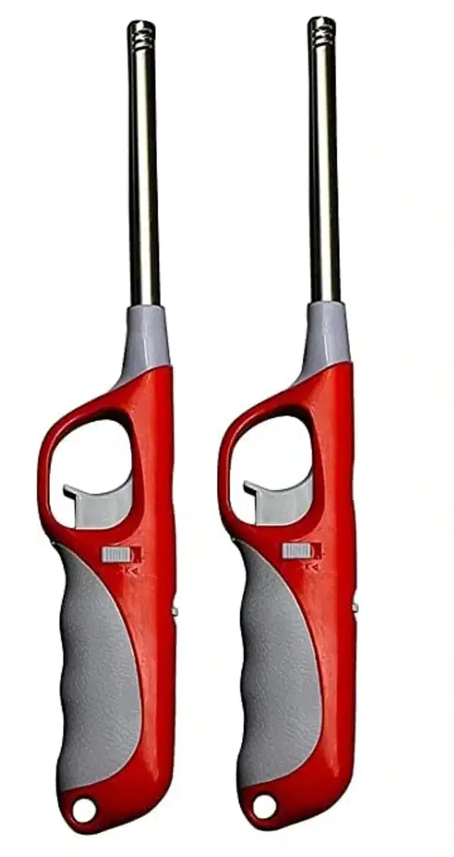 Stainless Steel Gas Stove Lighter, Multicolor, Pack of 2