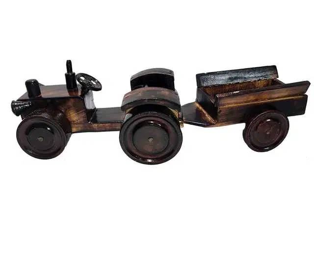 Wood Handicrafts Vintage Classic Car Toy For Kids Toddler, D-137