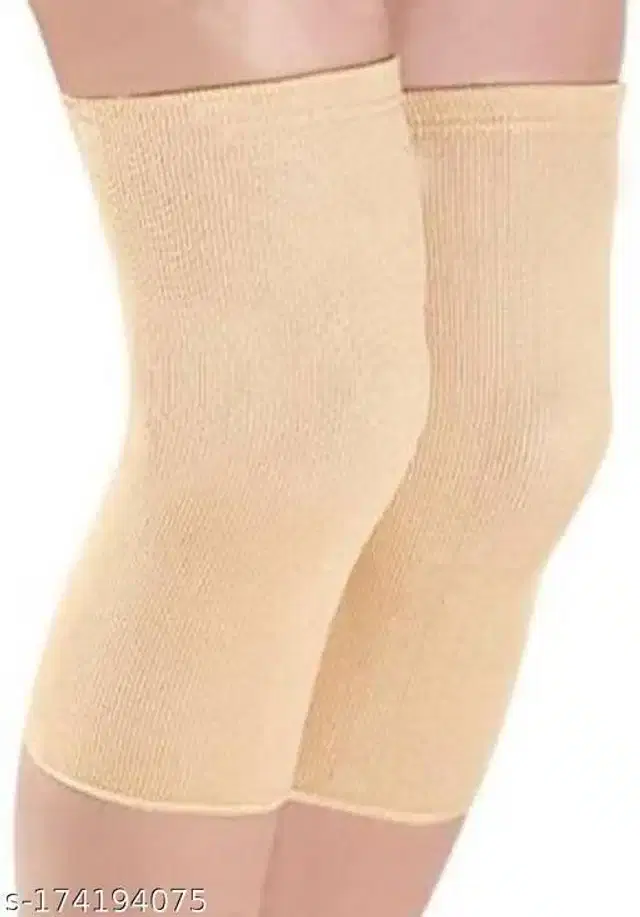Orthopedic Knee Support Brace, Beige, Set of 1