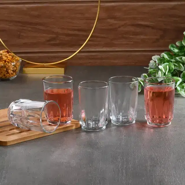 Liquor cum Cocktail Glasses, Transparent, 200 ml, Pack of 5