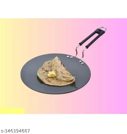 Cast Iron Tawa, Black